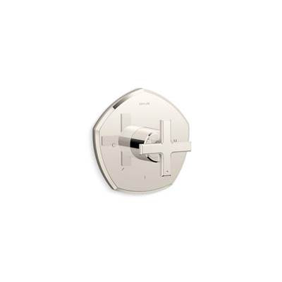 Kohler K-T27040-3-SN - Occasione Mastershower Temperature Control Valve Trim With Cross Handle