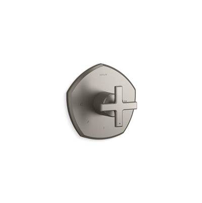 Kohler K-T27040-3-BN - Occasione Mastershower Temperature Control Valve Trim With Cross Handle
