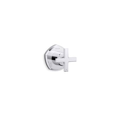 Kohler K-T27042-3-CP - Occasione Mastershower Transfer Valve Trim With Cross Handle