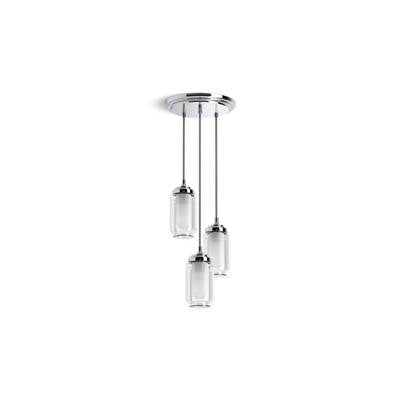 Kohler K-22655-PE03-CPL - Artifacts Three-Light Pendant