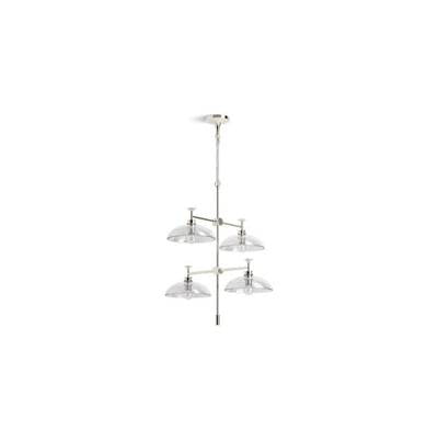 Kohler K-31773-CH04-SNL - Tonee 24'' Four-Light Chandelier