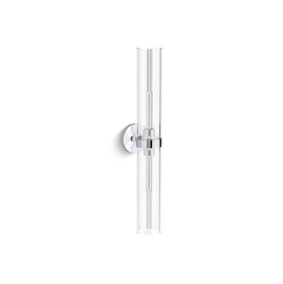 Kohler K-27264-SC02-CPL - Purist 29-1/2'' Two-Light Sconce