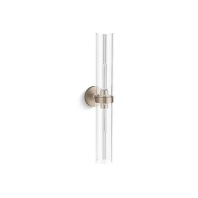 Kohler K-27264-SC02-BVL - Purist 29-1/2'' Two-Light Sconce