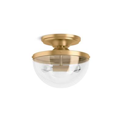 Kohler K-31764-FM02-2GL - Bellerae Two-Light Semi-Flush