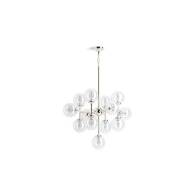 Kohler K-31767-CH13-SNL - Bellerae 32'' 13-Light Chandelier