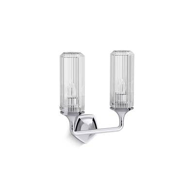Kohler K-31776-SC02-CPL - Occasione 14'' Two-Light Sconce
