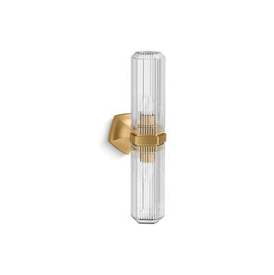 Kohler K-31777-SC02-2GL - Occasione 21'' Two-Light Sconce
