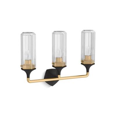 Kohler K-31778-SC03-BML - Occasione 24'' Three-Light Sconce