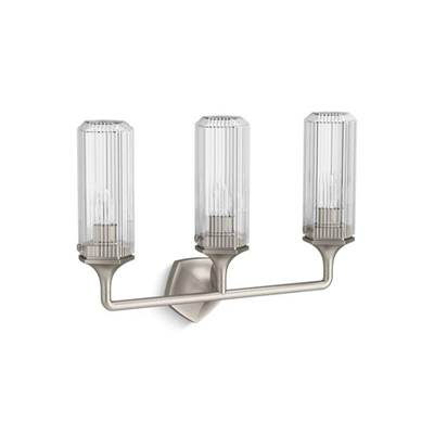 Kohler K-31778-SC03-BNL - Occasione 24'' Three-Light Sconce
