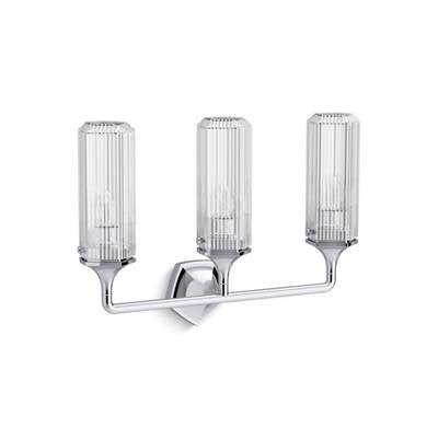 Kohler K-31778-SC03-CPL - Occasione 24'' Three-Light Sconce