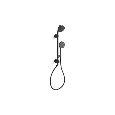 Kohler K-27119-G-BL - Hydrorail-S Occasione Shower Column Kit With Showerhead And Handshower, 1.75 Gpm