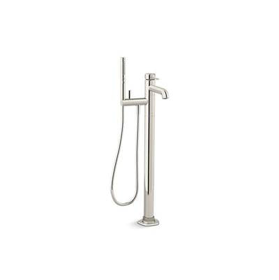 Kohler K-T27025-4-SN - Occasione Floor-Mount Bath Filler Trim With Handshower