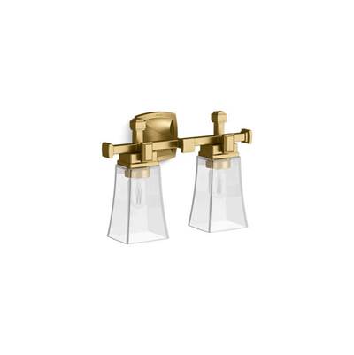Kohler K-31756-SC02-2GL - Riff 16'' Two-Light Sconce