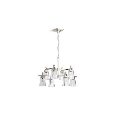 Kohler K-31759-CH08-SNL - Riff 35'' X 32-1/2'' Eight-Light Chandelier