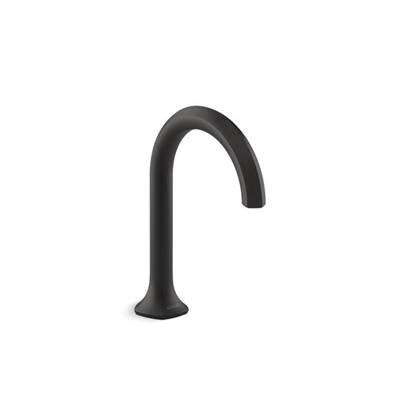 Kohler K-27008-N-BL - Occasione Bathroom Sink Faucet Spout With Cane Design, 0.5 Gpm