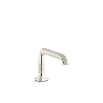 Kohler K-27009-K-SN - Occasione Bathroom Sink Faucet Spout With Straight Design, 1.0 Gpm