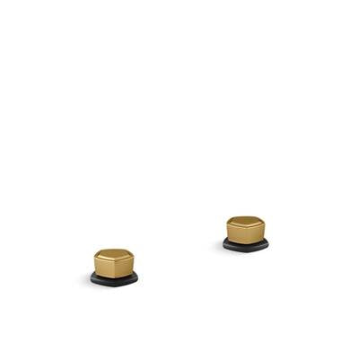 Kohler K-27010-9-BMB - Occasione Knob Bathroom Sink Faucet Handles