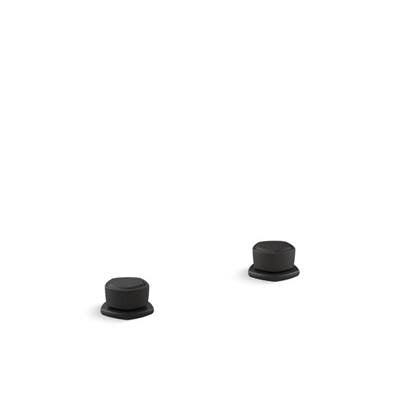 Kohler K-27010-9-BL - Occasione Knob Bathroom Sink Faucet Handles