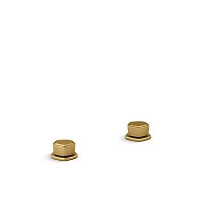 Kohler K-27010-9-2MB - Occasione Knob Bathroom Sink Faucet Handles