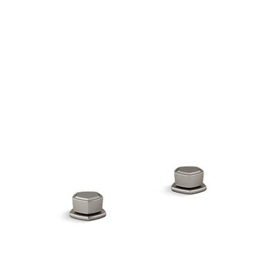 Kohler K-27010-9-BN - Occasione Knob Bathroom Sink Faucet Handles