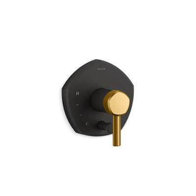 Kohler K-T27044-4-BMB - Occasione Rite-Temp Shower Valve Trim With Diverter And Lever Handle