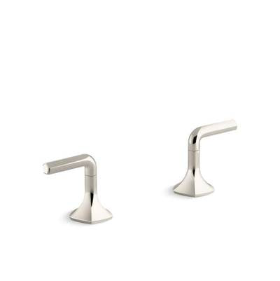 Kohler K-27018-4-SN - Occasione Deck-Mount Lever Bath Faucet Handles