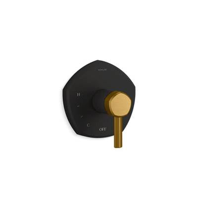 Kohler K-TS27043-4-BMB - Occasione Rite-Temp Valve Trim With Lever Handle