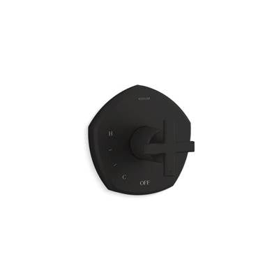 Kohler K-TS27043-3-BL - Occasione Rite-Temp Valve Trim With Cross Handle