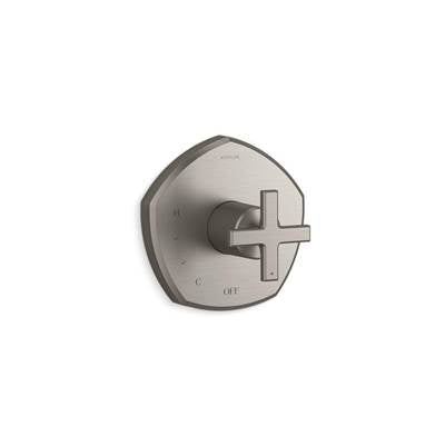 Kohler K-TS27043-3-BN - Occasione Rite-Temp Valve Trim With Cross Handle