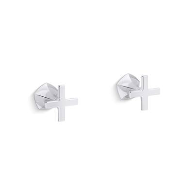 Kohler K-T27013-3-CP - Occasione Wall-Mount Bathroom Sink Faucet Cross Handle Trim