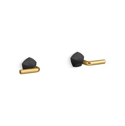 Kohler K-T27013-4-BMB - Occasione Wall-Mount Bathroom Sink Faucet Lever Handle Trim