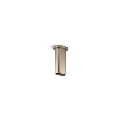 Kohler K-26325-BV - Statement 5'' Ceiling-Mount Two-Function Rainhead Arm And Flange