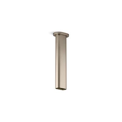 Kohler K-26326-BV - Statement 10'' Ceiling-Mount Two-Function Rainhead Arm And Flange