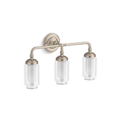 Kohler K-32806-SC03-BVL - Artifactse 23'' Three-Light Sconce