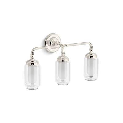 Kohler K-32806-SC03-SNL - Artifactse 23'' Three-Light Sconce