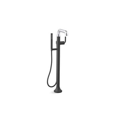 Kohler K-T27424-4-CBL - Tonee Floor-Mount Bath Filler Trim With Handshower