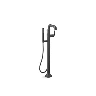 Kohler K-T27424-4-BL - Tonee Floor-Mount Bath Filler Trim With Handshower