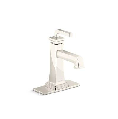 Kohler K-27400-4N-SN - Riff Single-Handle Bathroom Sink Faucet, 0.5 Gpm