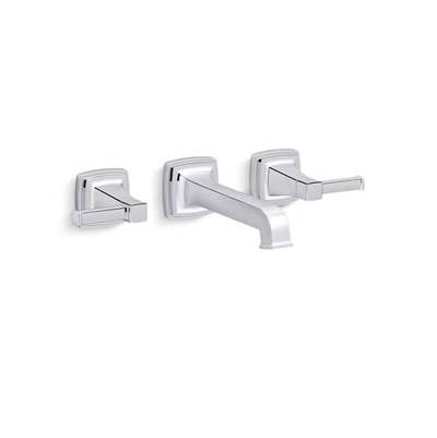 Kohler K-T26432-4-CP - Riff Wall-Mount Bathroom Sink Faucet Trim, 1.2 Gpm