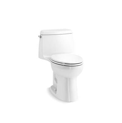 Kohler K-30812-0 - Santa Rosae Continuousclean St One-Piece Compact Elongated 1.28 Gpf Toilet With Revolution 360 Swirl Flushing Technology And Continuousclean St