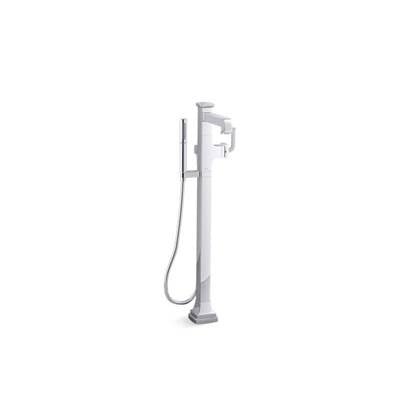 Kohler K-T27408-4-CP - Riff Floor-Mount Bath Filler Trim