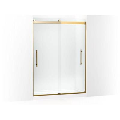 Kohler K-702429-L-2MB - Levity Plus Frameless Sliding Shower Door, 81-5/8'' H X 56-5/8 - 59-5/8'' W, With 3/8''-Thick Crystal Clear Glass