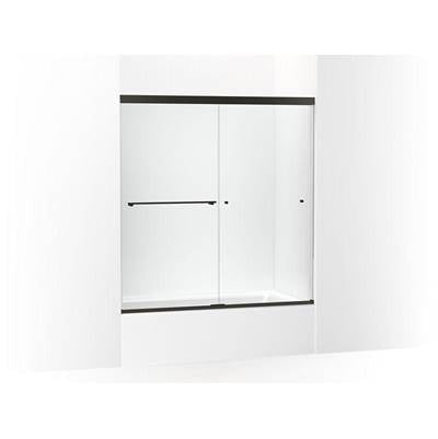 Kohler K-707002-L-ABZ - Revel 62'' H Sliding Bath Door With 5/16'' - Thick Glass