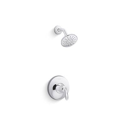 Kohler K-TS27382-4G-CP - Bellera Rite-Temp Shower Trim Kit With Lever Handle, 1.75 Gpm