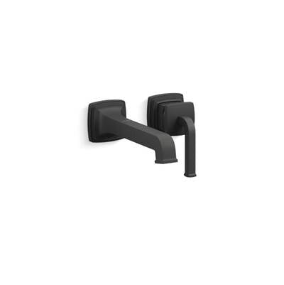 Kohler K-26431-4-BL - Riff Wall-Mount Single-Handle Bathroom Sink Faucet, 1.2 Gpm