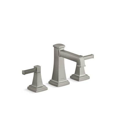 Kohler K-27399-4-BN - Riff Widespread Bathroom Sink Faucet, 1.2 Gpm
