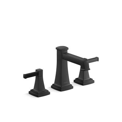 Kohler K-27399-4N-BL - Riff Widespread Bathroom Sink Faucet, 0.5 Gpm