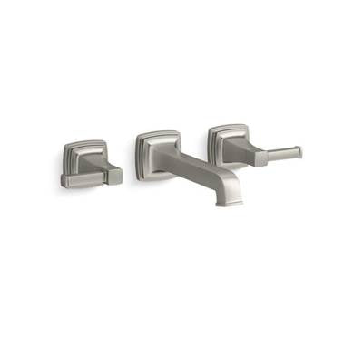 Kohler K-T26432-4-BN - Riff Wall-Mount Bathroom Sink Faucet Trim, 1.2 Gpm