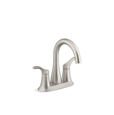 Kohler K-27388-4N-BN - Simplice Centerset Bathroom Sink Faucet, 0.5 Gpm