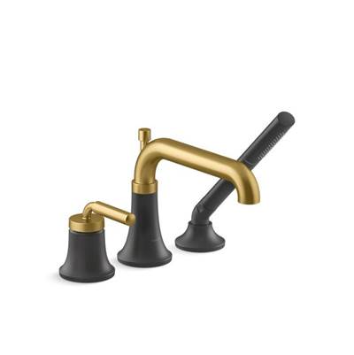 Kohler K-26441-4-BMB - Tonee Deck-Mount Bath Faucet With Handshower